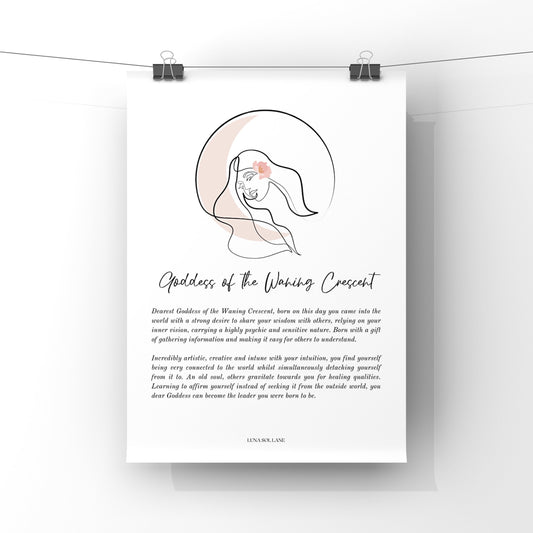 Goddess of the Luna 2.0 - Waning Crescent