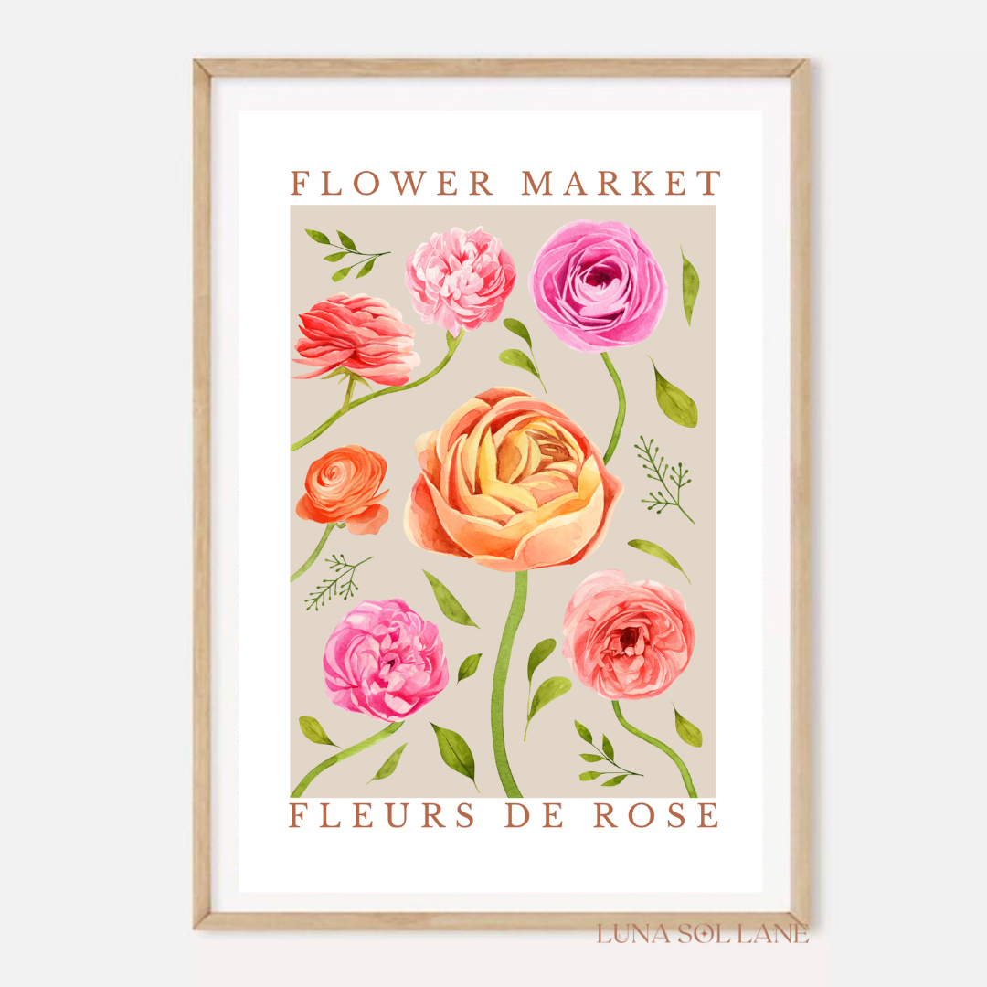 Flower Market - Roses