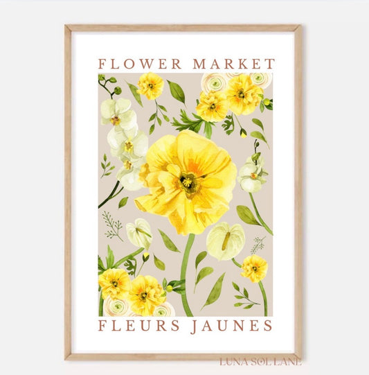 Flower Market - Peonies White