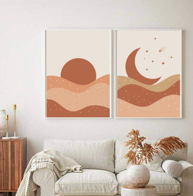 Mystic Desert Sunrise and Moonlight Set