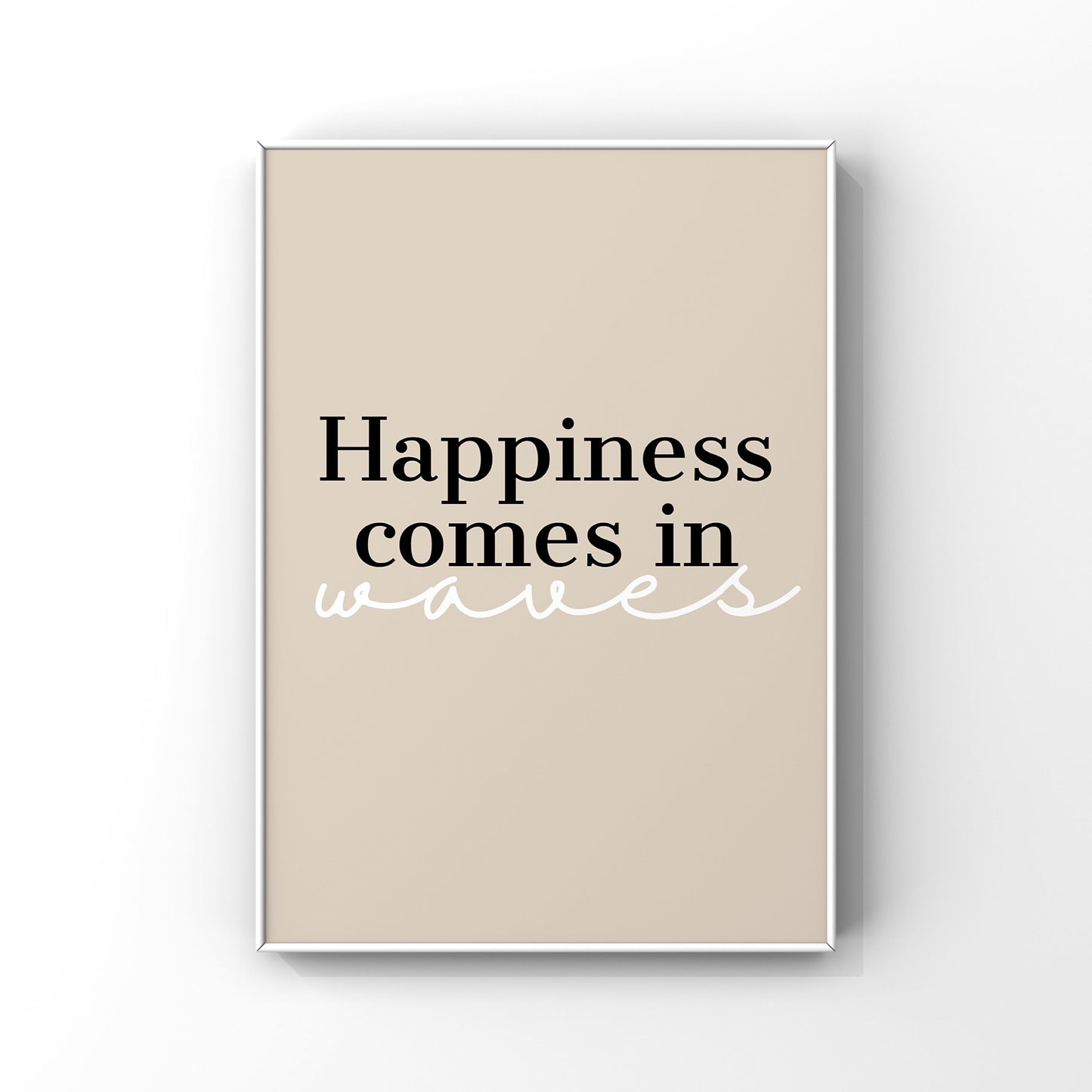 Happiness comes in waves (more colour options)