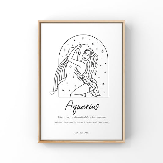 Goddess of the Zodiac 2.0 - Aquarius