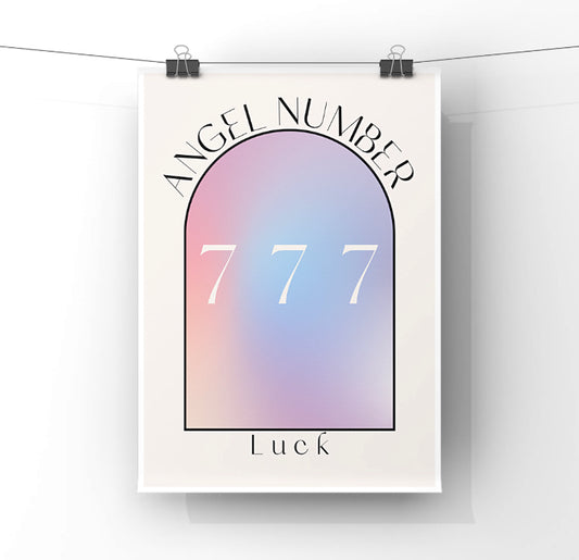 Angel Number - 777 - Luck