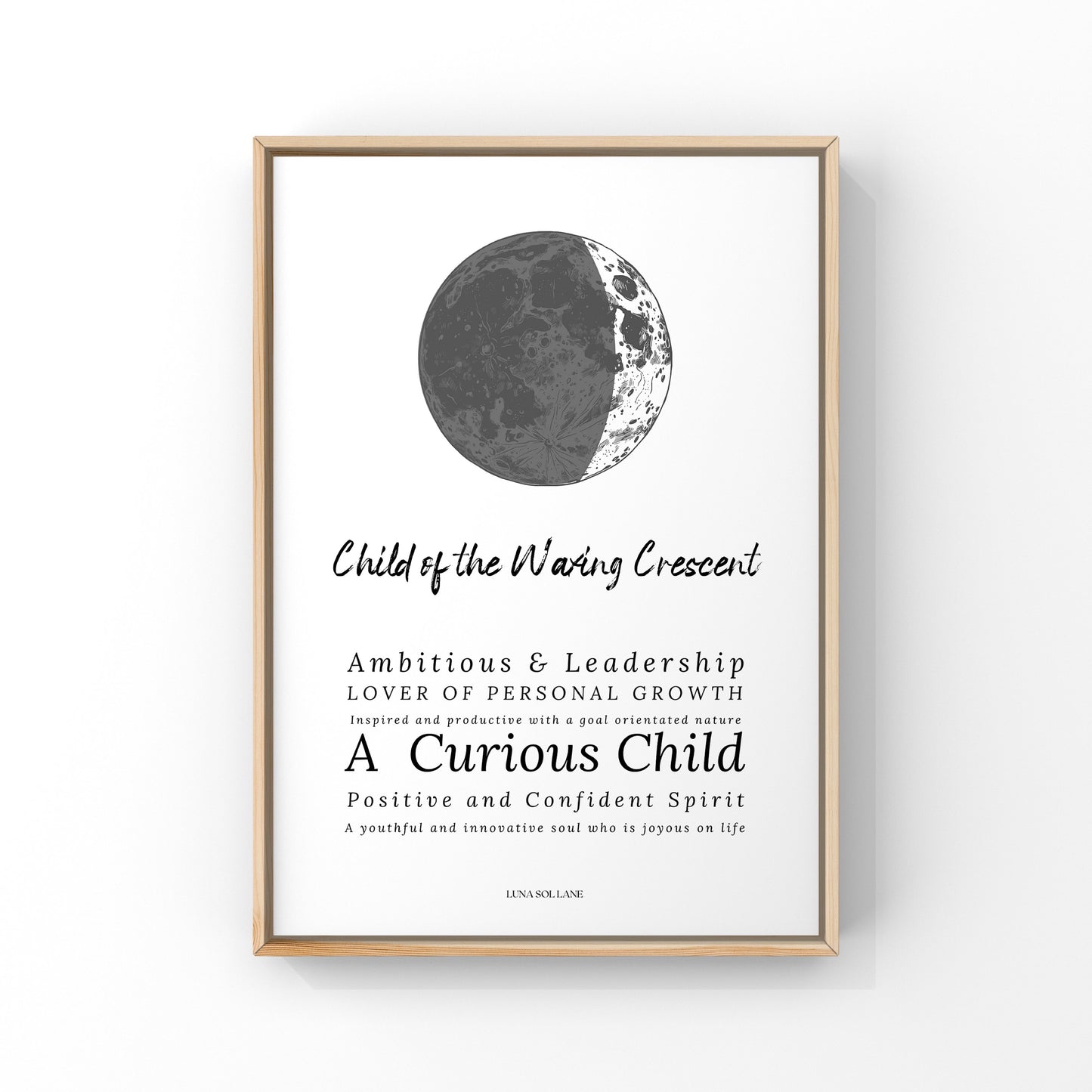 Child of the Luna - Waxing Crescent