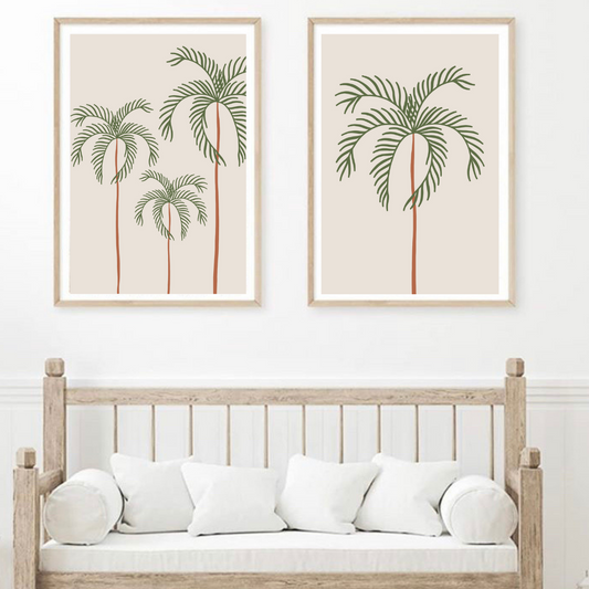 Peace Palms Set Sage