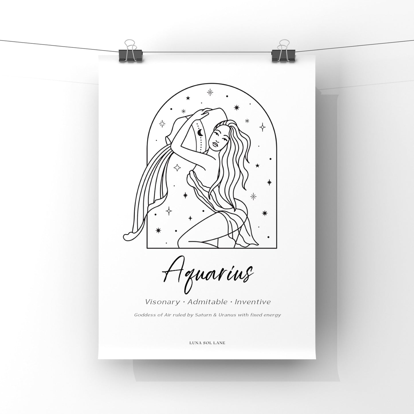 Goddess of the Zodiac 2.0 - Aquarius