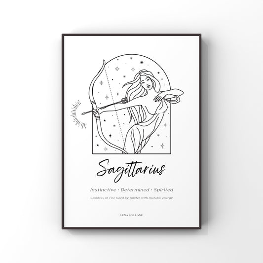 Goddess of the Zodiac 2.0 - Sagittarius