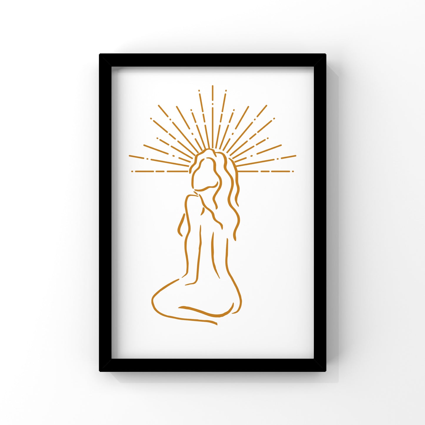 Mindful Mind Goddess I - Gold