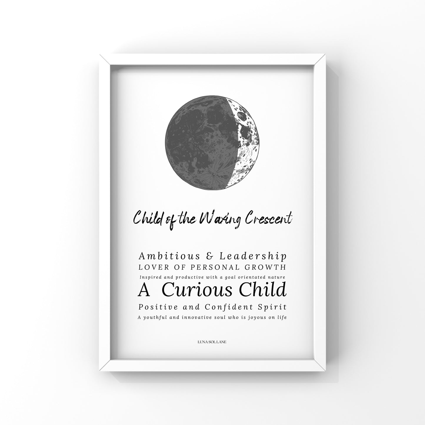 Child of the Luna - Waxing Crescent