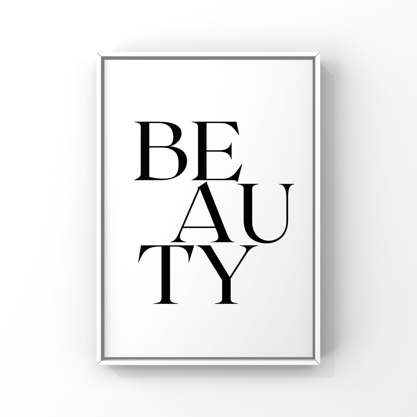 Beauty - Typography Print