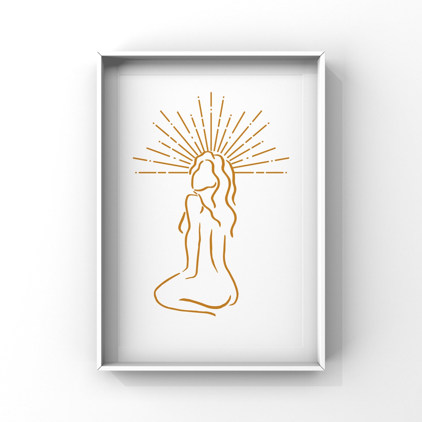 Mindful Mind Goddess I - Gold