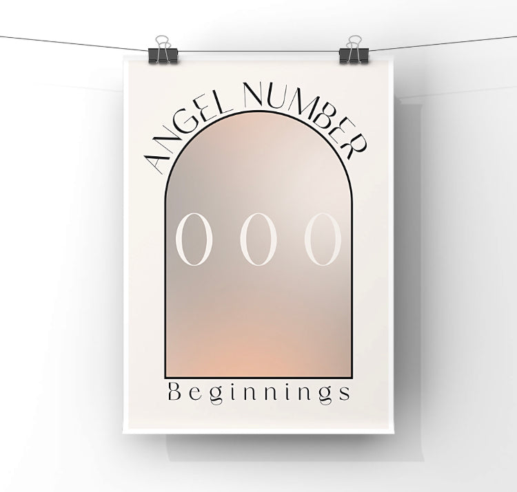 Angel Number - 000 - Beginnings