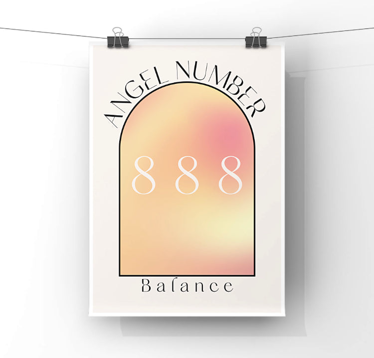 Angel Number - 888 - Balance