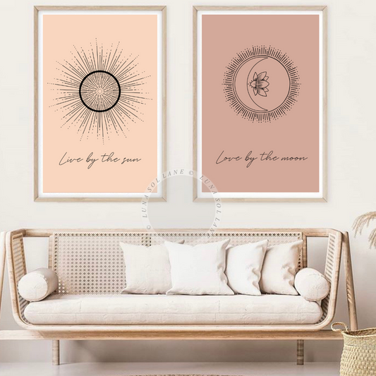 Live by the Sun, Love by the Moon V2 Set Pink / Blush